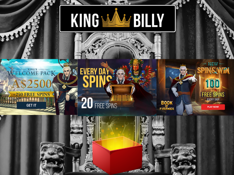 King Billy casino bonuses